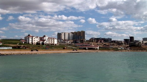 Каспийское море у Актау